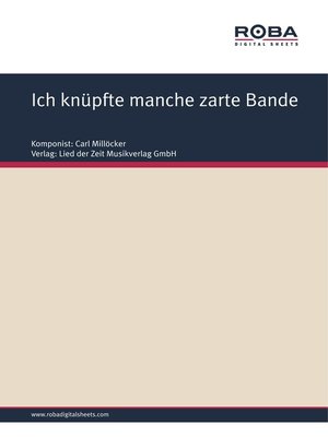 cover image of Ich knüpfte manche zarte Bande